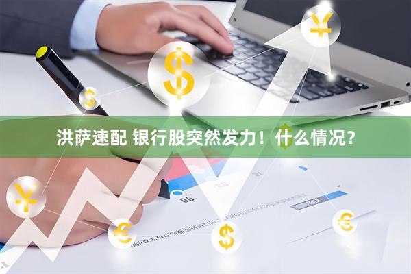 洪萨速配 银行股突然发力！什么情况？